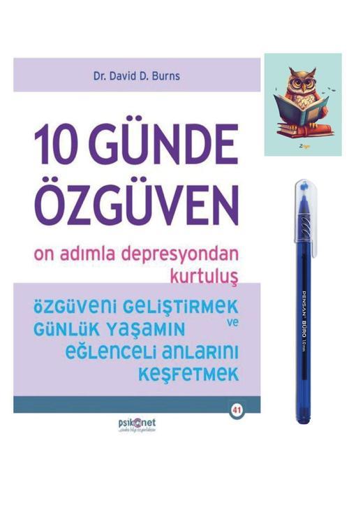 Dara Yayınları 10 Günde Özgüven - David D. Burns - Psikonet - 9786057496522 - (Not Defterli Ve Kalemli)