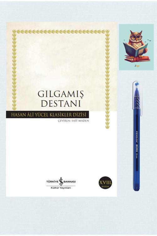Dara Yayınları Gılgamış Destanı Kitabı  - İş Bankası Kültür Yayınları - (Kalem Ve Not Defterli)