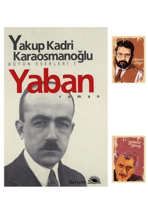 İletişim Yayıncılık Yaban - Yakup Kadri Karaosmanoğlu - İletişim Yayıncılık - A. Kaya Y. Güneyli Not Defteri Seti