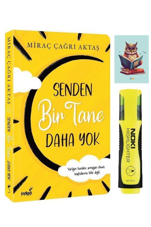 Dara Yayınları Senden Bir Tane Daha Yok -  Miraç Çağrı Aktaş - İndigo Kitap - Sarı Fosforlu Kalem - Not Defter Seti