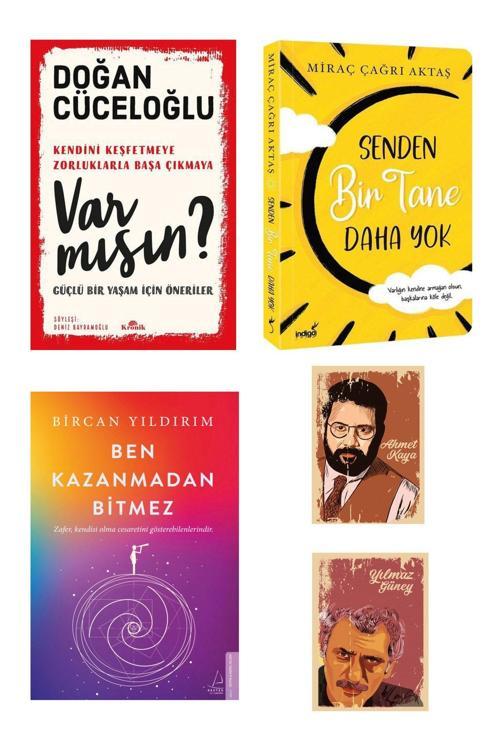 Dara Yayınları Senden Bir Tane Daha Yok - Var Mısın Doğan Cüceloğlu - Ben Kazanmadan Bitmez Özel Defterli Seti