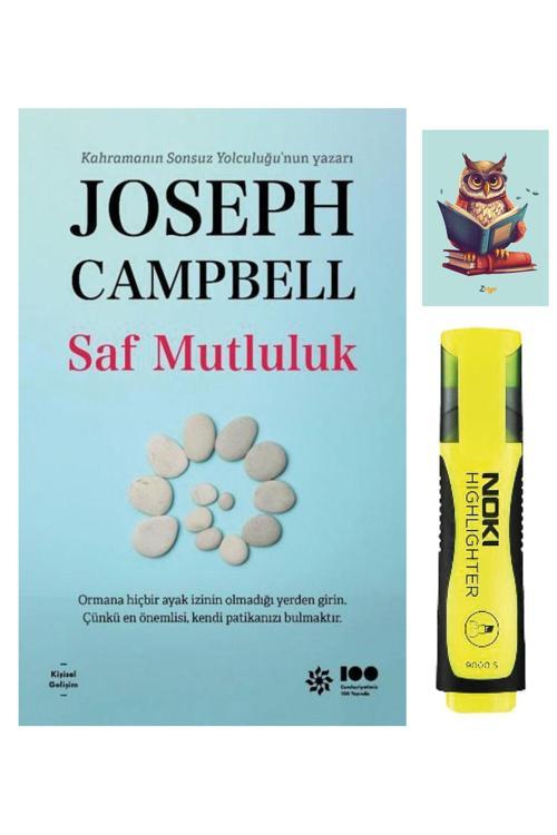 Dara Yayınları Saf Mutluluk - Joseph Campbell - Doğan Novus - Sarı Fosforlu Kalem - Not Defter Seti