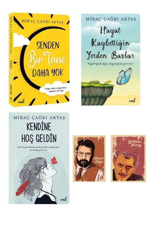 Dara Yayınları Miraç Çağrı Aktaş Kişisel Gelişim Seti - Kendine Hoş Geldin - Senden Bir Tane Daha Yok -Not Defterli