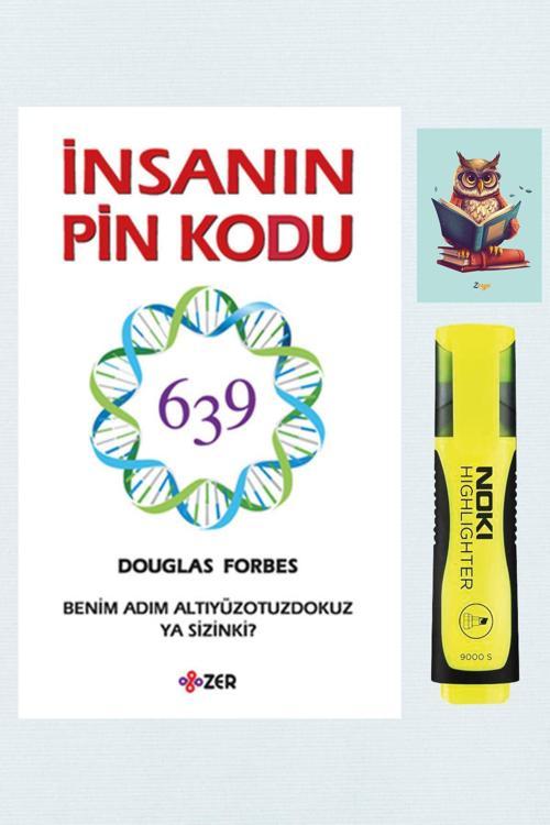 Zer Yayınları İnsanın Pin Kodu - Douglas Forbes - 9786058899629 - Sarı Fosforlu Kalem - Not Defterli Seti
