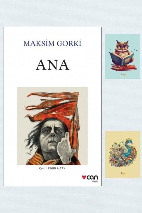 Dara Yayınları Ana - Maksim Gorki - Can Yayınları - 9789750739156 - Not Defterli Seti