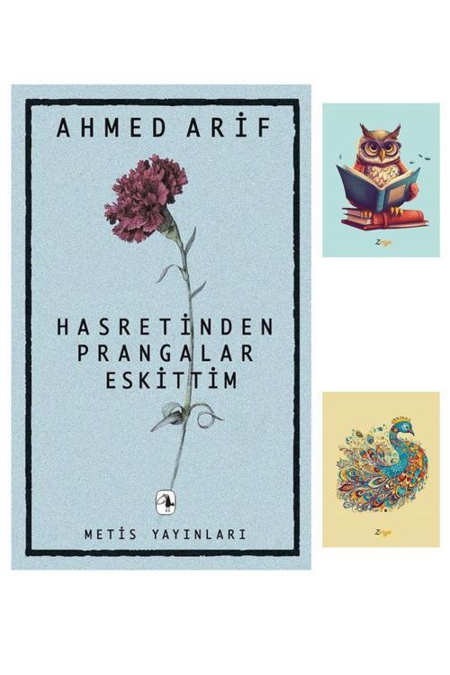 Dara Yayınları Hasretinden Prangalar Eskittim 9789753426527 - Ahmed Arif - Not Defterli Seti