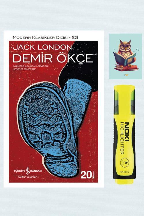 Dara Yayınları Demir Ökçe Bütün Eserleri-Jack London-İş Bankası Kültür Yayınları-Fosforlu Kalem-Not Defteri Seti