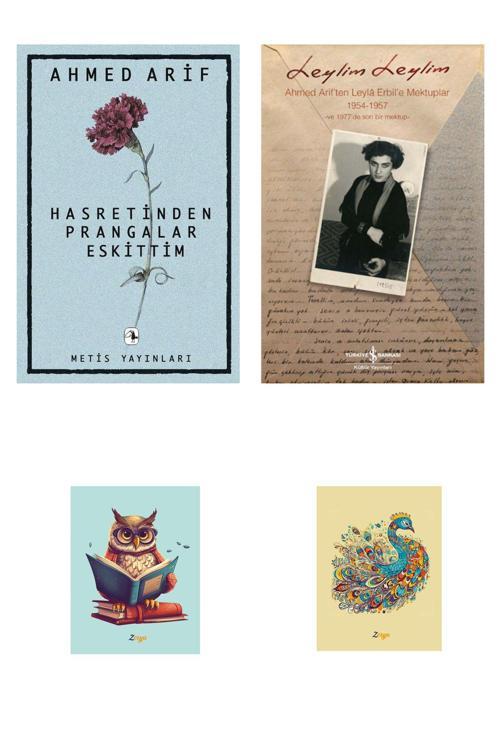 Dara Yayınları Hasretinden Prangalar Eskittim - Ahmed Arif Kitapları - Leylim Leylim Leyla Erbil -Not Defterli Seti