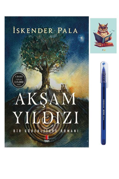 Dara Yayınları Akşam Yıldızı - İskender Pala- Kapı Yayınları - Pensan Büro Mavi Tükenmez Kalem