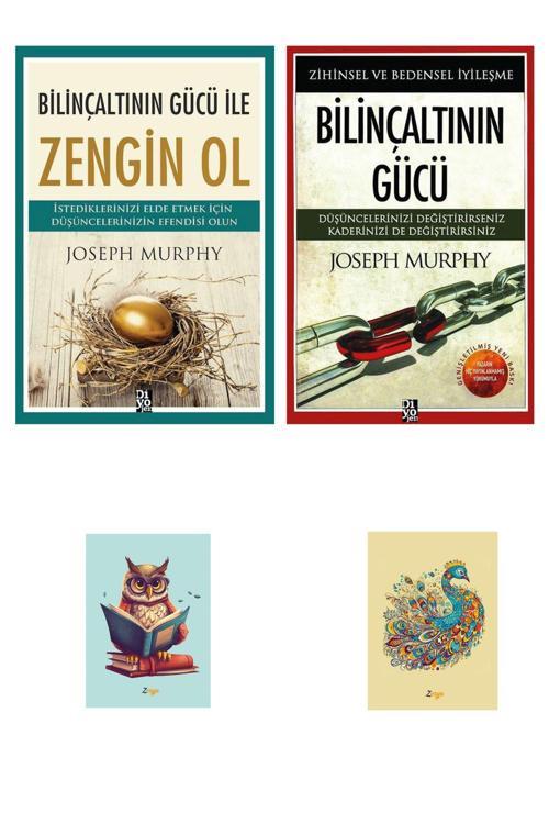 Diyojen Yayıncılık Bilinçaltının Gücü İle Zengin Ol - Joseph Murphy Kitapları - Not Defteri Seti