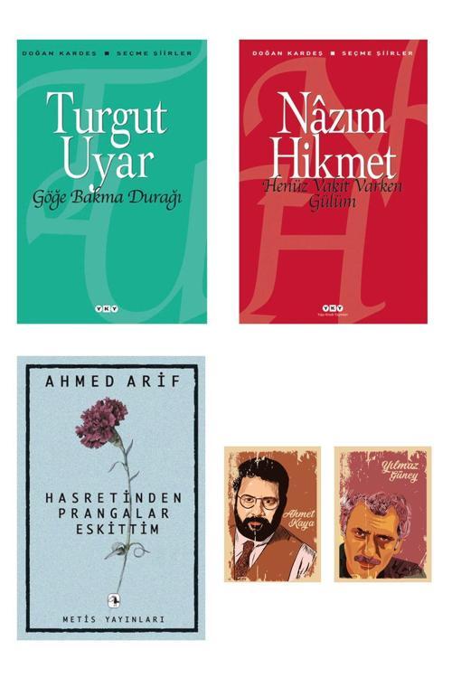 Dara Yayınları Hasretinden Prangalar Eskittim - Ahmed Arif - Henüz Vakit Varken Gülüm - Göğe Bakma Durağı Şiir Seti
