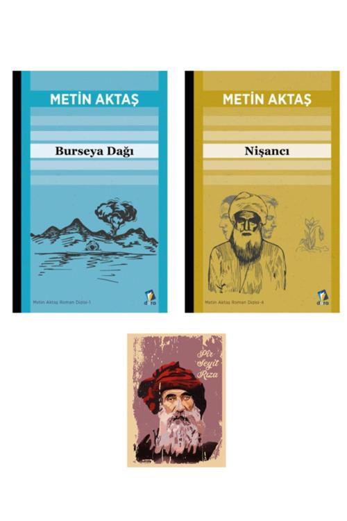 Dara Yayınları Nişancı - Burseya Dağı - Metin Aktaş Roman Seti - Seyit Rıza Resimli Not Defteri Seti