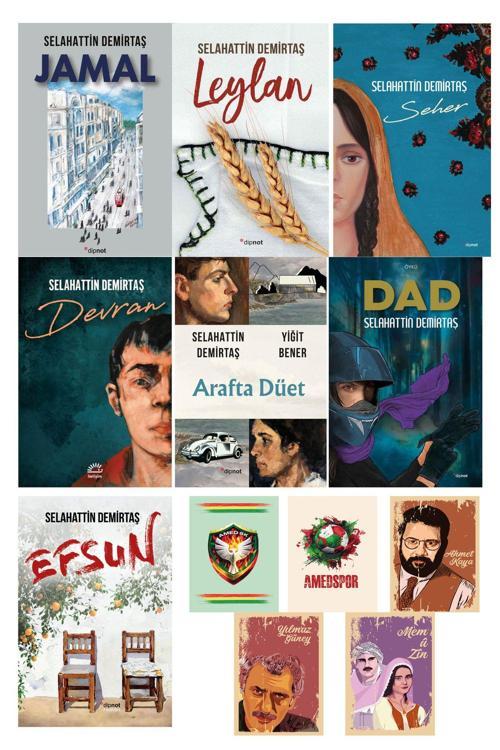 Dara Yayınları Selahattin Demirtaş Tüm Romanları - Efsun - Seher - Jamal - Amedspor Not Defterli (5 Not Defterli)