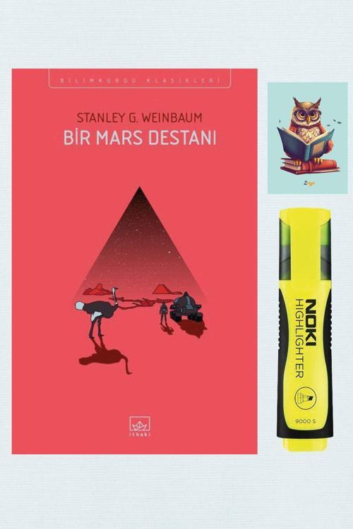 Dara Yayınları Bir Mars Destanı - Stanley G. Weinbaum 9786053758259 - Sarı Fosforlu Kalem - Defterli Seti