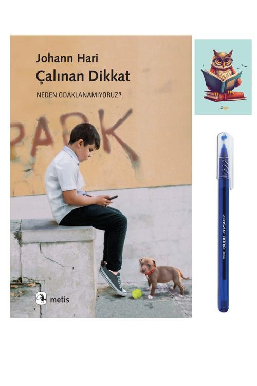 Dara Yayınları Çalınan Dikkat - Neden Odaklanamıyoruz? - Johann Hari - Metis Yayıncılık - Büro Mavi Tükenmez Kalem