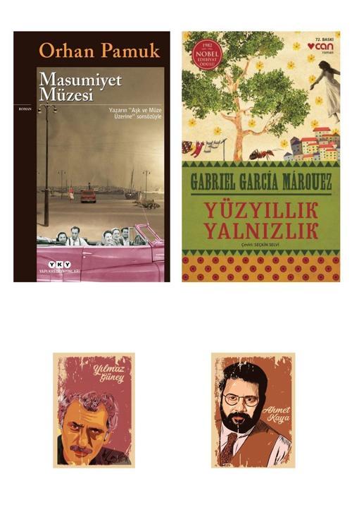 Yapı Kredi Yayınları Masumiyet Müzesi Orhan Pamuk - Yüzyıllık Yalnızlık Gabriel Garcia Marquez - Defterli Seti