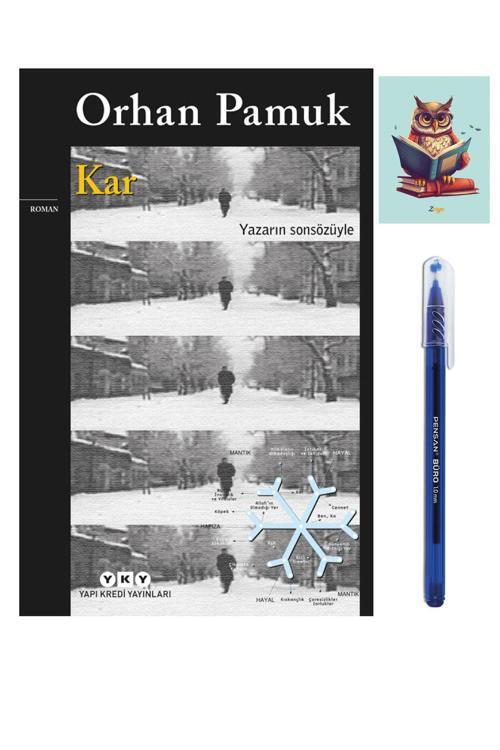 Yapı Kredi Yayınları Kar - Orhan Pamuk - Pensan Büro Mavi Tükenmez Kalem