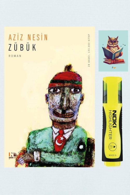 Dara Yayınları Zübük - Aziz Nesin Kitapları 9789759038496 Sarı Fosforlu Kalem - Not Defterli Seti