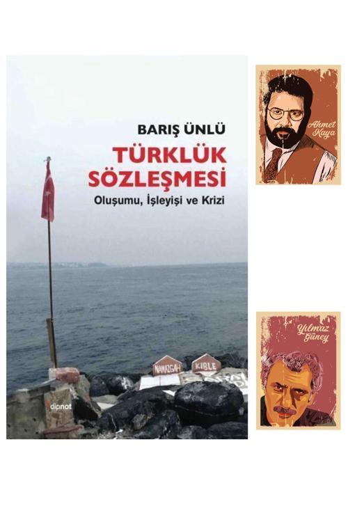 Dara Yayınları Türklük Sözleşmesi - Barış Ünlü - Dipnot Yayınları - Ahmet Kaya Not Defteri (2 Not Defterli)