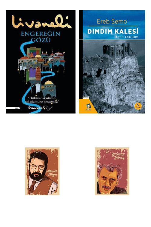 Dara Yayınları Engereğin Gözü Zülfü Livaneli - Dımdım Kalesi Romanları Seti (2 Not Defterli)