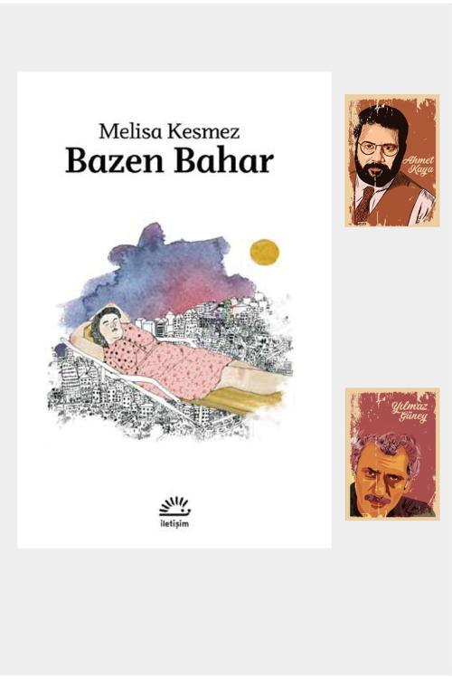 Dara Yayınları Melisa Kesmez Kitap - Bazen Bahar Romanı - İletişim Yayınları - Ahmet Kaya Defterli (2 Not Defterli)