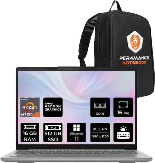 LENOVO IdeaPad Slim 5 Ryzen AI 7 350 16GB DDR5 512GB SSD 16