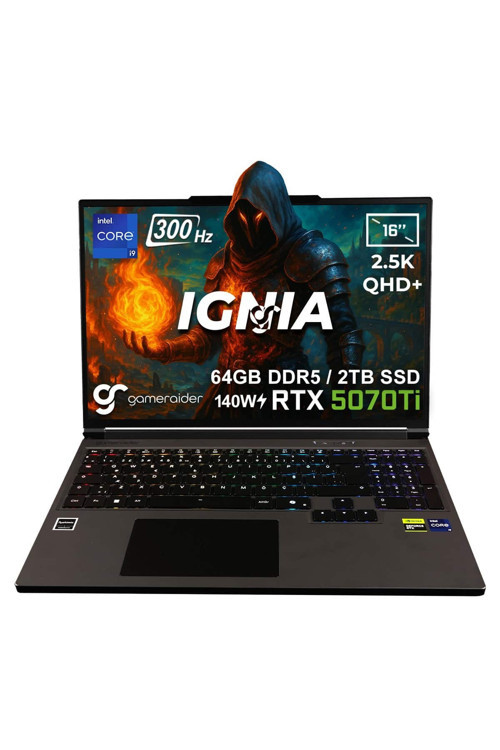 GameRaider IGNIA GR16 Intel Core i9-14900HX 64GB DDR5 2TB SSD RTX