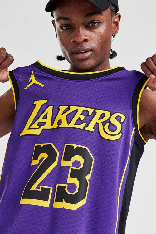 Nike Dri Fit Los Angeles Lakers Statement Edition Mens Basketball