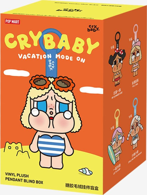 Pop Mart - Crybaby Vacation Mode On Serisi Vinil Peluş Bebek