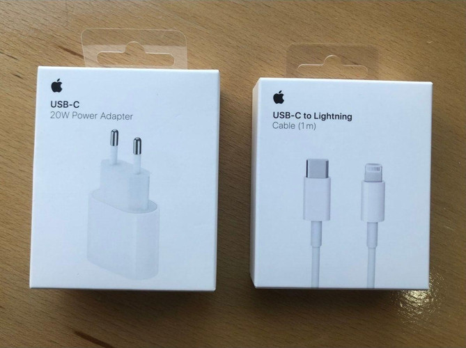 Apple 20 W Usb-c Güç Adaptörü Mhje3tu/a Ve Usb-c - Lightning
