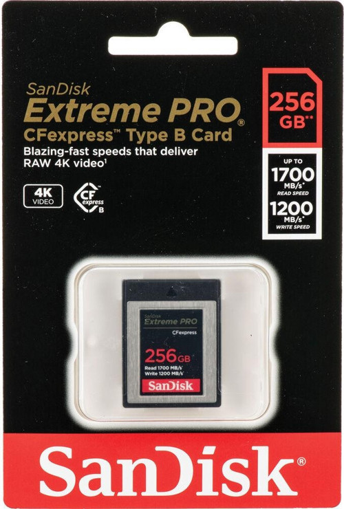 SanDisk 256GB Extreme PRO CFexpress Type B Hafıza Kartı Fiyatları SanDisk 256GB Extreme PRO CFexpress Type B Hafıza Kartı Fiyatları