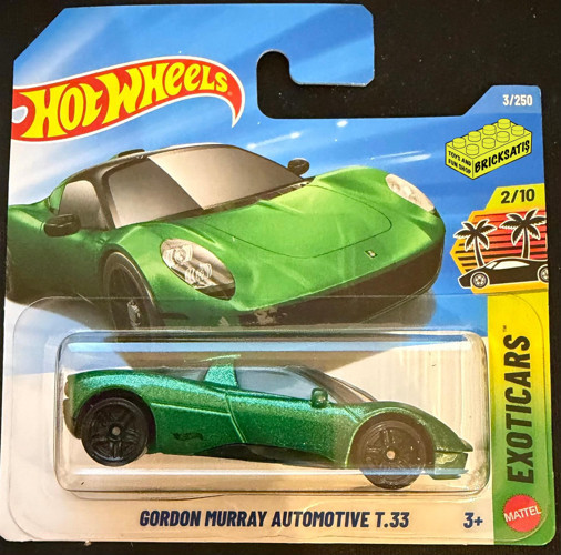 Hot Wheels Exoticars Gordon Murray Automotive T.33 JJL44 Fiyatları