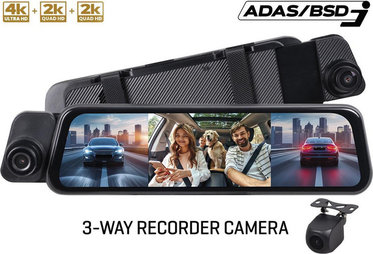 FOR-X X-966DVR AYNA TİPİ KAYIT KAMERA SİSTEMİ 3 KAMERALI Fiyatları