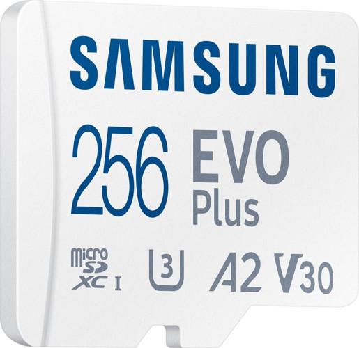 Samsung Evo Plus 256GB Microsd Hafıza Kartı A2 V30 4K 160 Mb/s