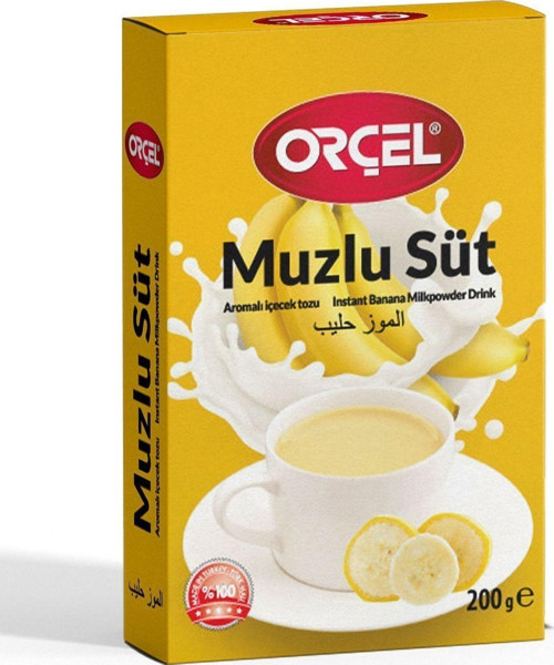 ORÇEL Muzlu Süt Aromalı Içecek Tozu Oralet Çay 200 Gr. Fiyatları