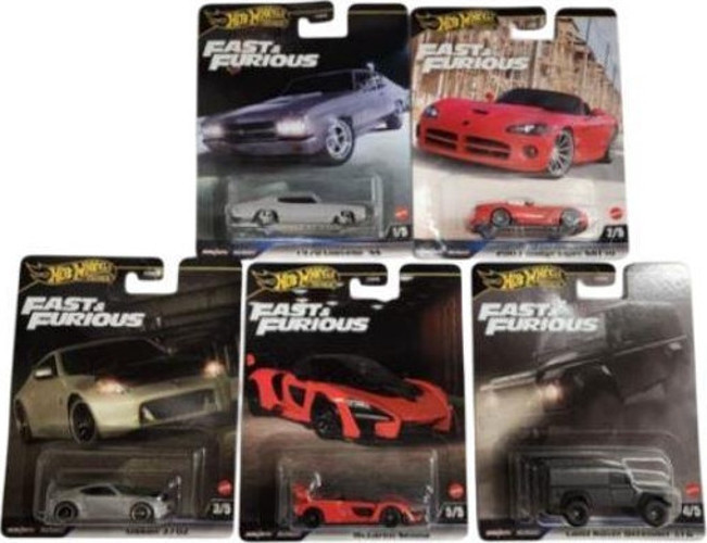 Mattel Hot Wheels Fast Furios Premium Arabalar 5 Li Set Fiyatları