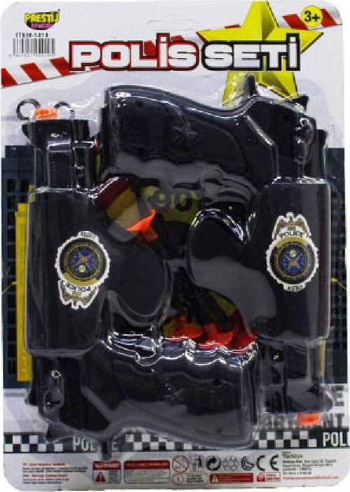 Prestij Oyuncak Fab 1414 2'li Silahlı Polis Oyun Seti -Prestij