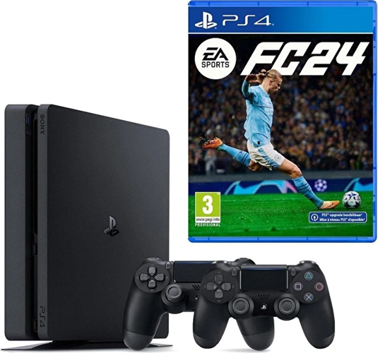 PS4 slim プレイステーション4 Sony Playstation 4 Slim 500 GB + 2. DualShock Kol + Ps4 EA SPORTS