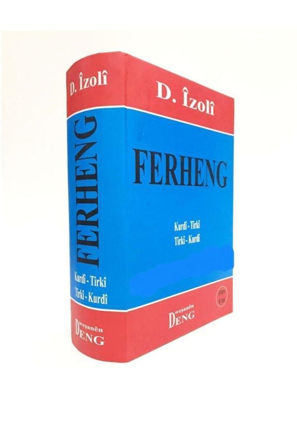Deng Yayınları Ferheng Kurdî Tirkî - Türkçe Kürtçe Sözlük - Büyük Boy - Izoli - Deng Yayınları - Image 1