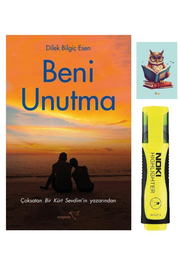 Müptela Yayınları Beni Unutma-Dilek Bilgiç Esen-Sarı Fosforlu Kalem-Not Defteri Seti - Müptela Yayınları - Image 1