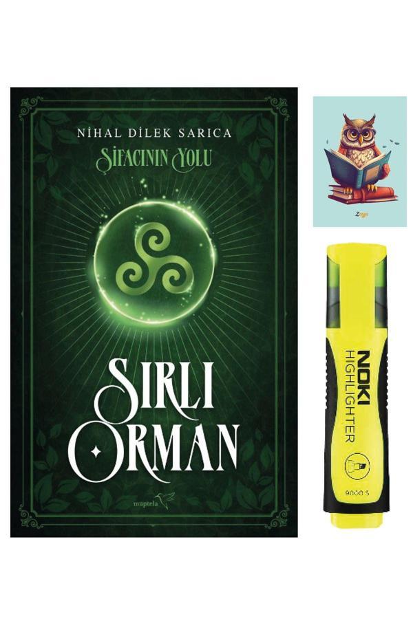Dara Yayınları Şifacının Yolu Sırlı Orman - Nihal Dilek Sarıca - Müptela Yayınları -Fosforlu Kalem Not Defter Seti - Dara - Image 1