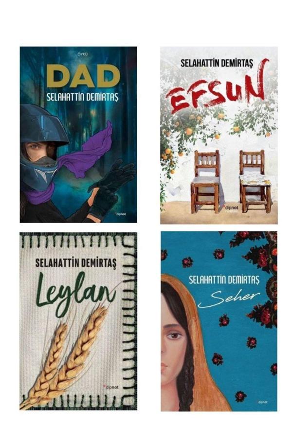Dipnot Yayınları Selahattin Demirtaş Kitap Seti - Dad - Efsun - Leylan - Seher - Dipnot Yayınları - Image 1