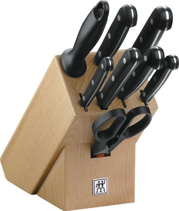 Zwilling 316650000 9 Parça Blok Bıçak Seti - Doğal Ahşap Bloklu - Image 1