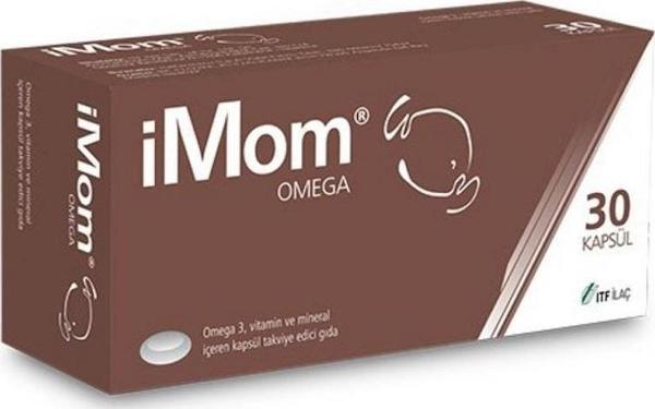iMom Omega 3 Takviye Edici Gıda 30 Kapsül - Image 1