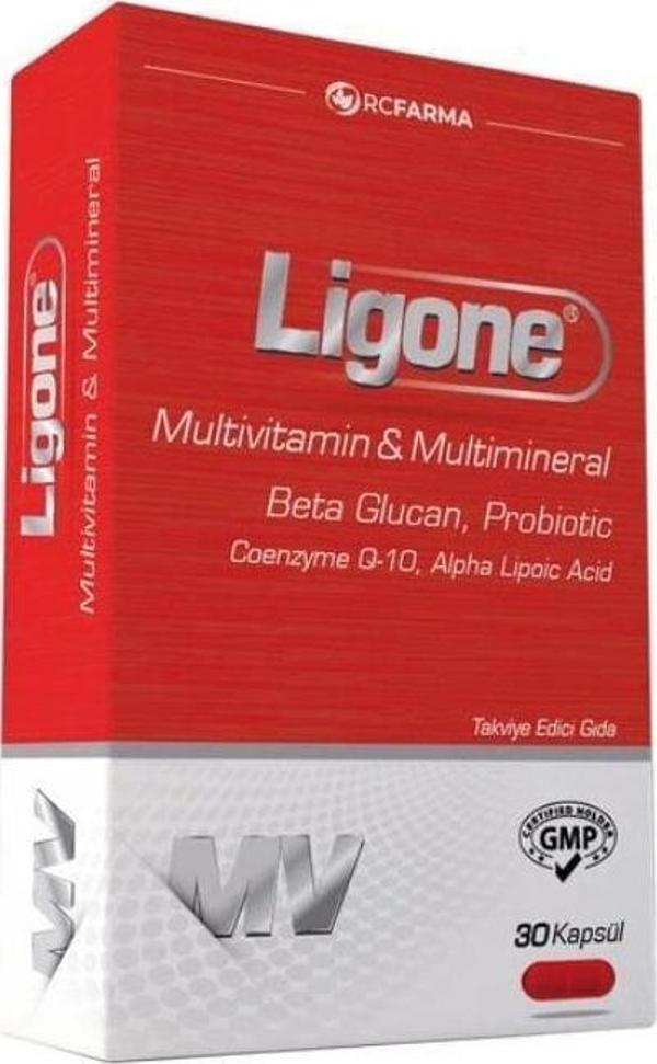 Ligrone Beta-grlucan Probiotic Multivitamin 30 Kapsül - Image 1