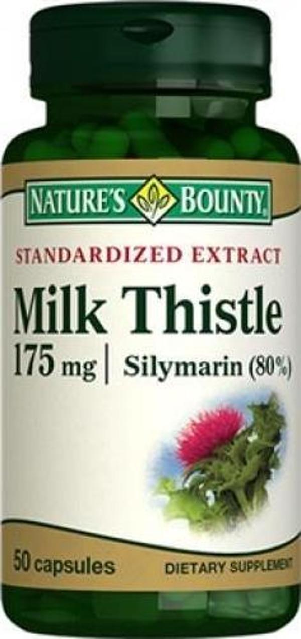 Nature's Bounty Milk Thistle 175 Mg 50 Kapsül - Image 1