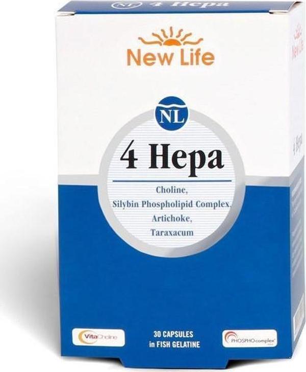 New Life 4 Hepa Takviye Edici grıda 30 Kapsül - Image 1