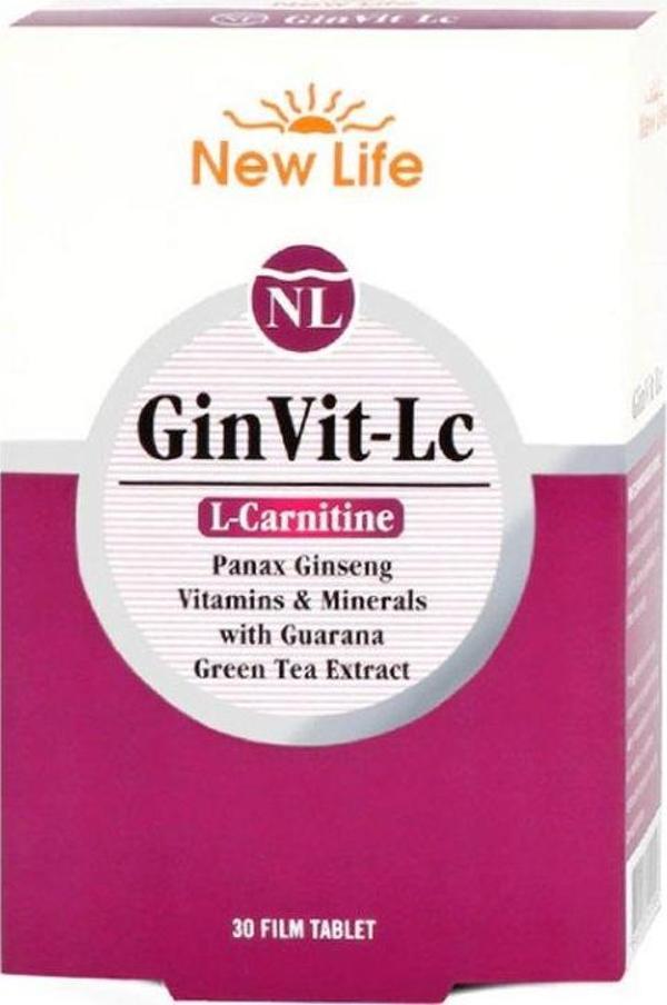 New Life grinvit-Lc Takviye Edici grıda 30 Tablet - Image 1