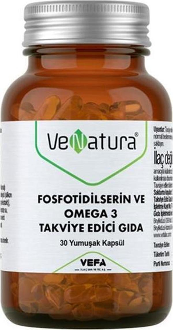 Venatura Fosfotidilserin ve Omega 3 30 Kapsül - Image 1