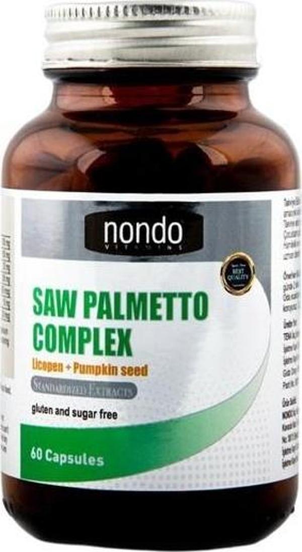 Nondo Vitamins Saw Palmetto Complex 60 Kapsül - Image 1